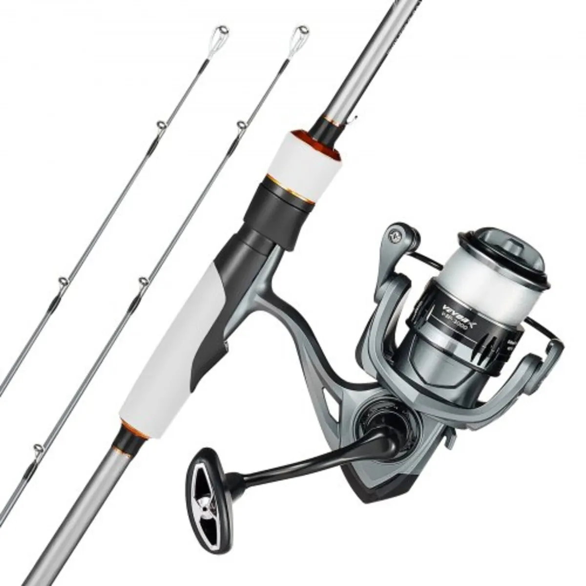 Rod and Fishing Reel Combo, IM7 Carbon Fiber Spinn - Image 1