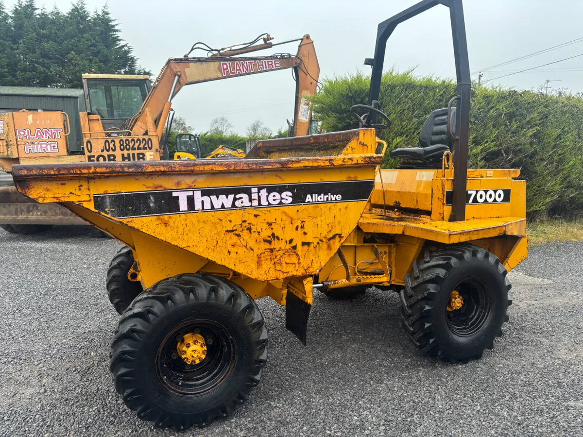 Thwaites 3 ton dumper - Image 1
