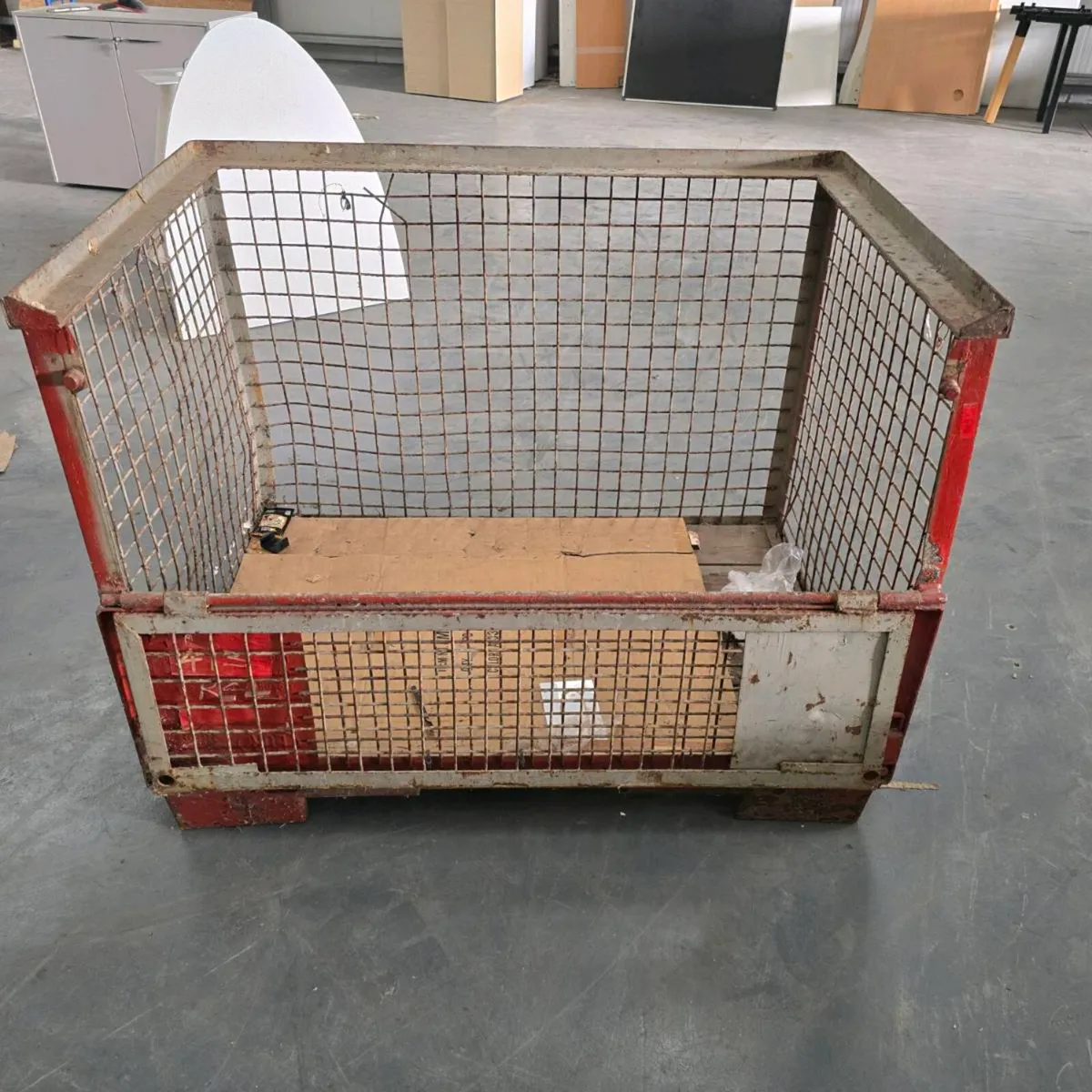 Metal cage euro pallet size. - Image 3