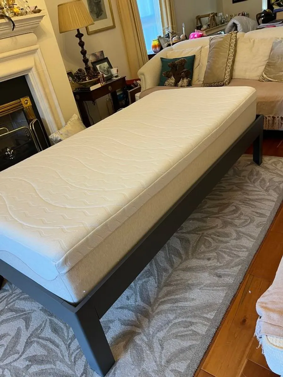Jysk single bed and mattress 3 mths old - Image 2