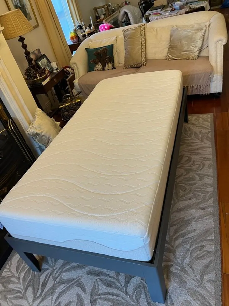 Jysk single bed and mattress 3 mths old - Image 3