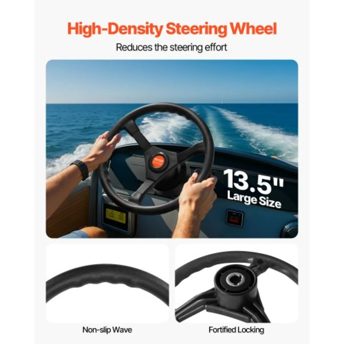 Outboard Steering System Kit, 14' Boat Steering Ca - Image 3