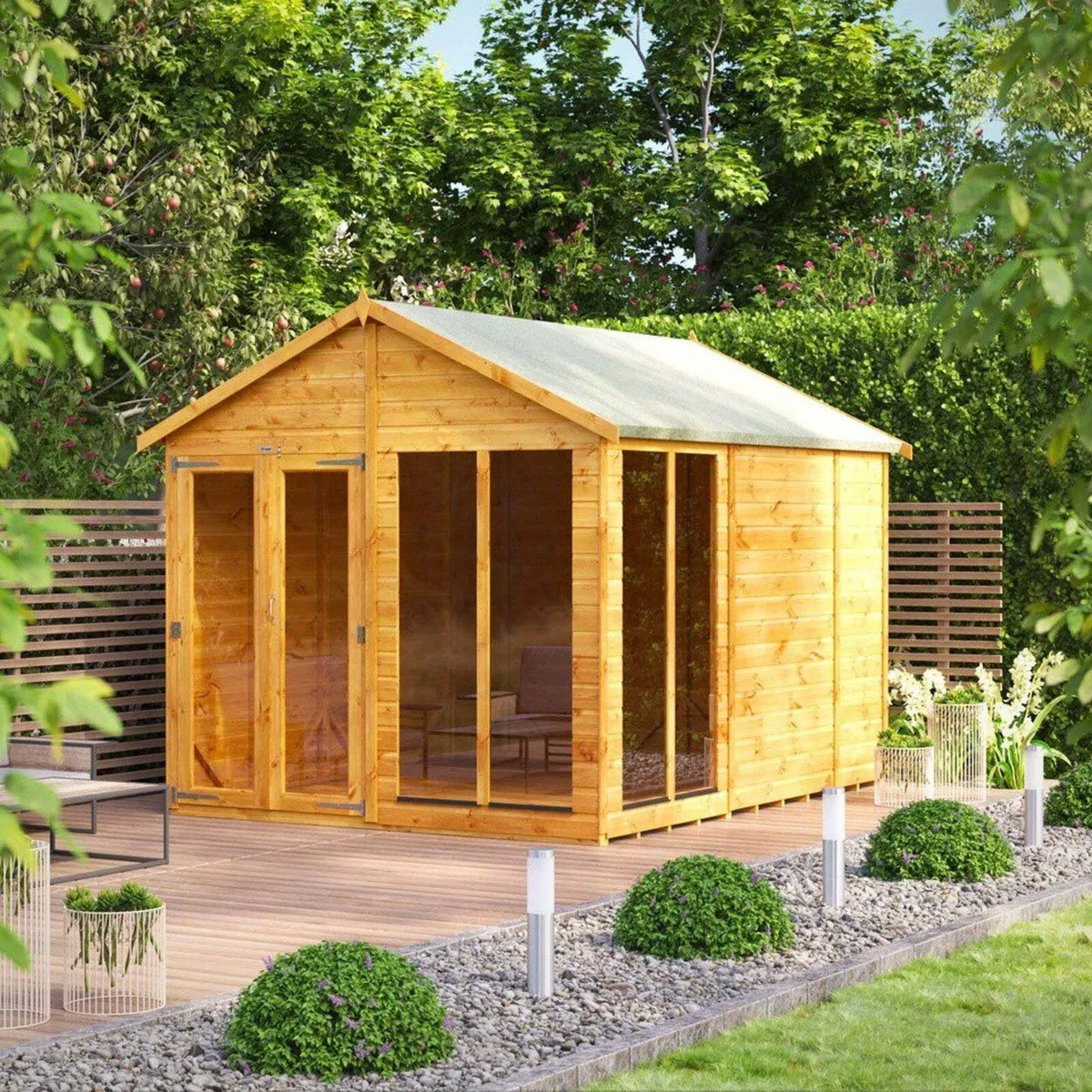 🌿 10x8 Deluxe Apex Summerhouse – 3 Day Delivery - Image 2
