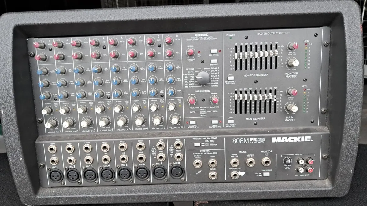 COMPLETE PA SYSTEM – CARLSBRO 15 SPEAKERS + MACKIE - Image 2