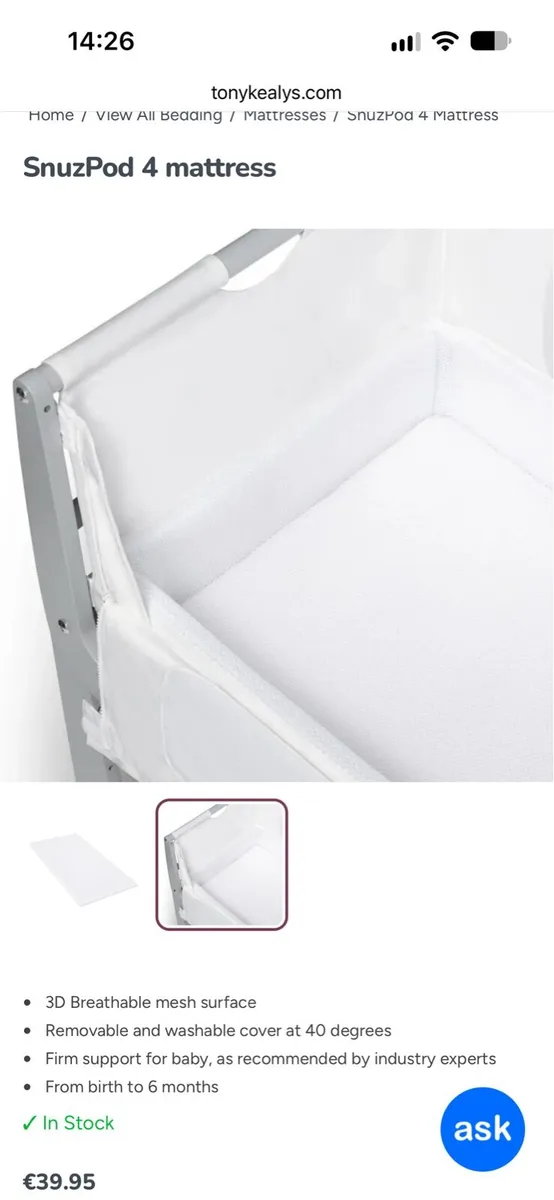 SnuzPod 4 Mattress - Image 3