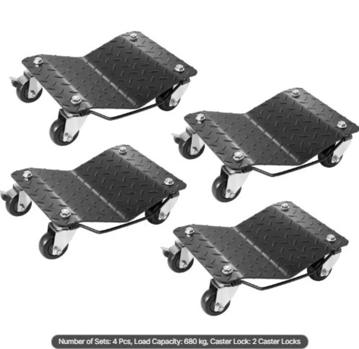 R Car Dolly Wheel Tire Dolly 4 PCS Heavy Duty - Image 1