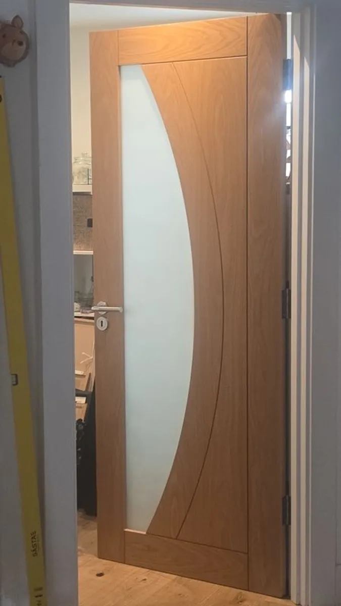 2 x Oak Internal Doors - Image 2