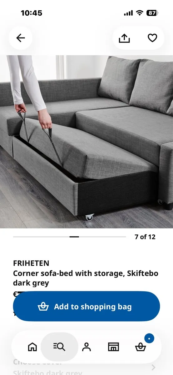Ikea corner sofa bed - Image 2