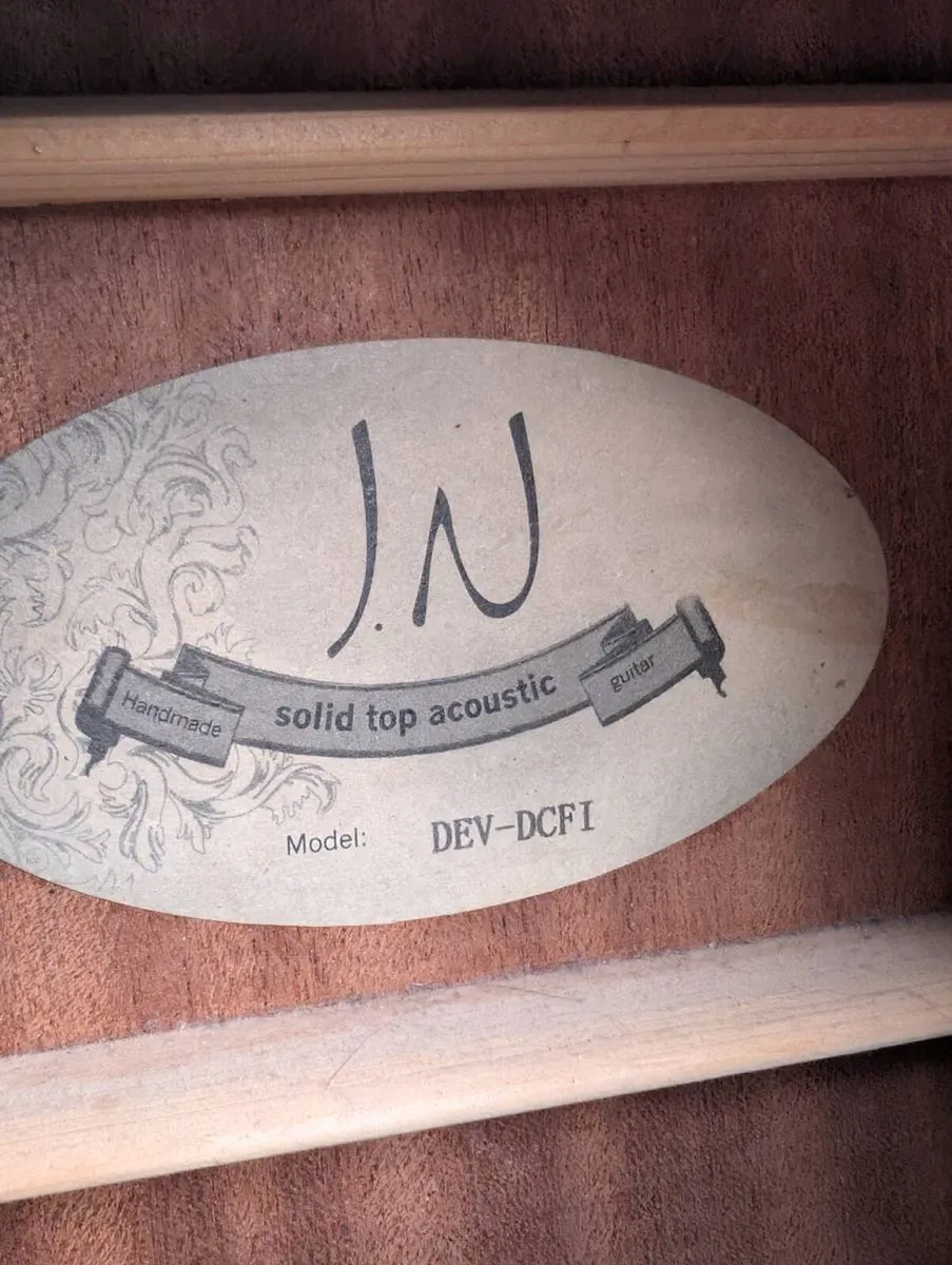 J.N DEV-DCFI Electro-Acoustic Guitar - Image 4