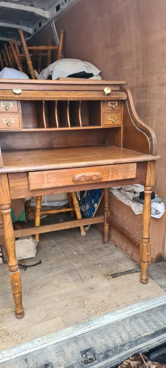 Neat Writing Desk with roll up cover 110cm high x - Image 2
