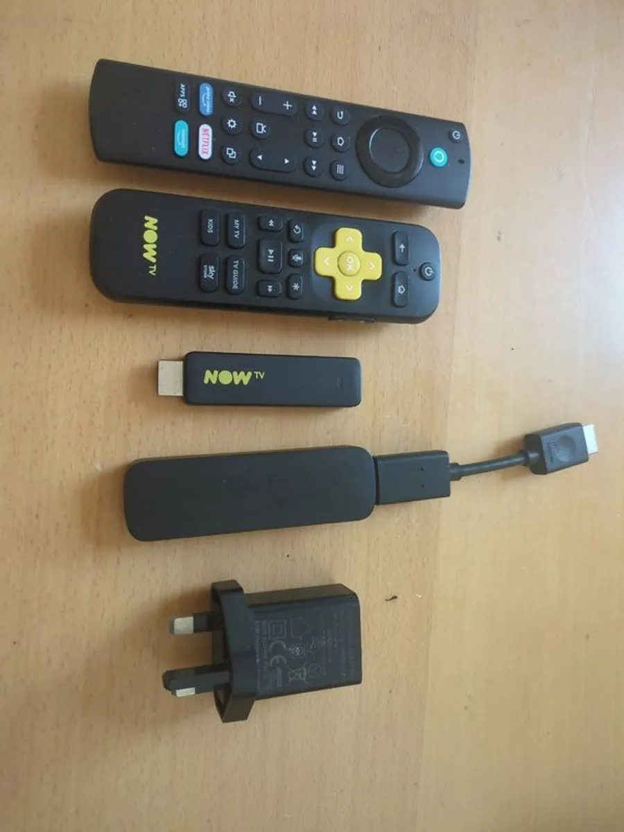 TV Sticks 1 Amazon Firestick + 1 Now TV Stick