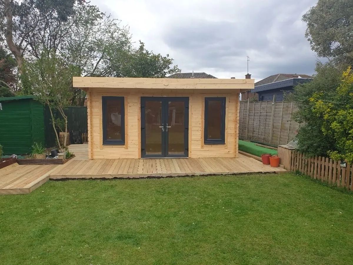 🏡 20x10 COOLA PENT LOG CABIN – 44mm SCANDINAVIAN - Image 4