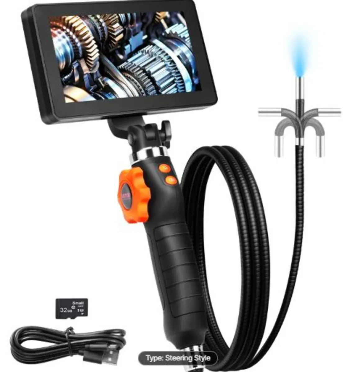 Articulating Borescope Camera with Light, Two-Way - Image 1
