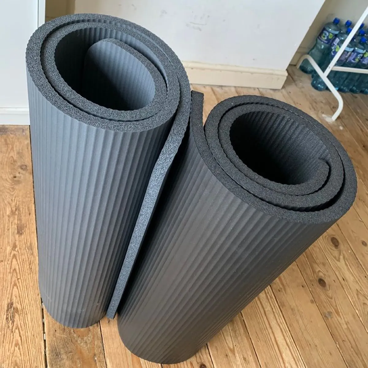 2 Pilates Mats  & Locking doorway Pull-Up Bar Bundle - Image 1