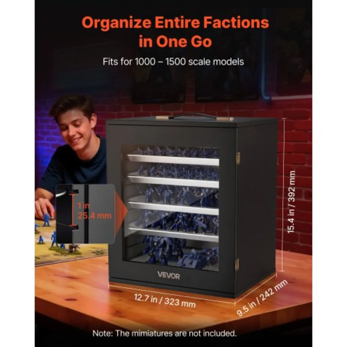 Miniatures Storage Case, Fits for 1:1000-1:1500 Sc - Image 4
