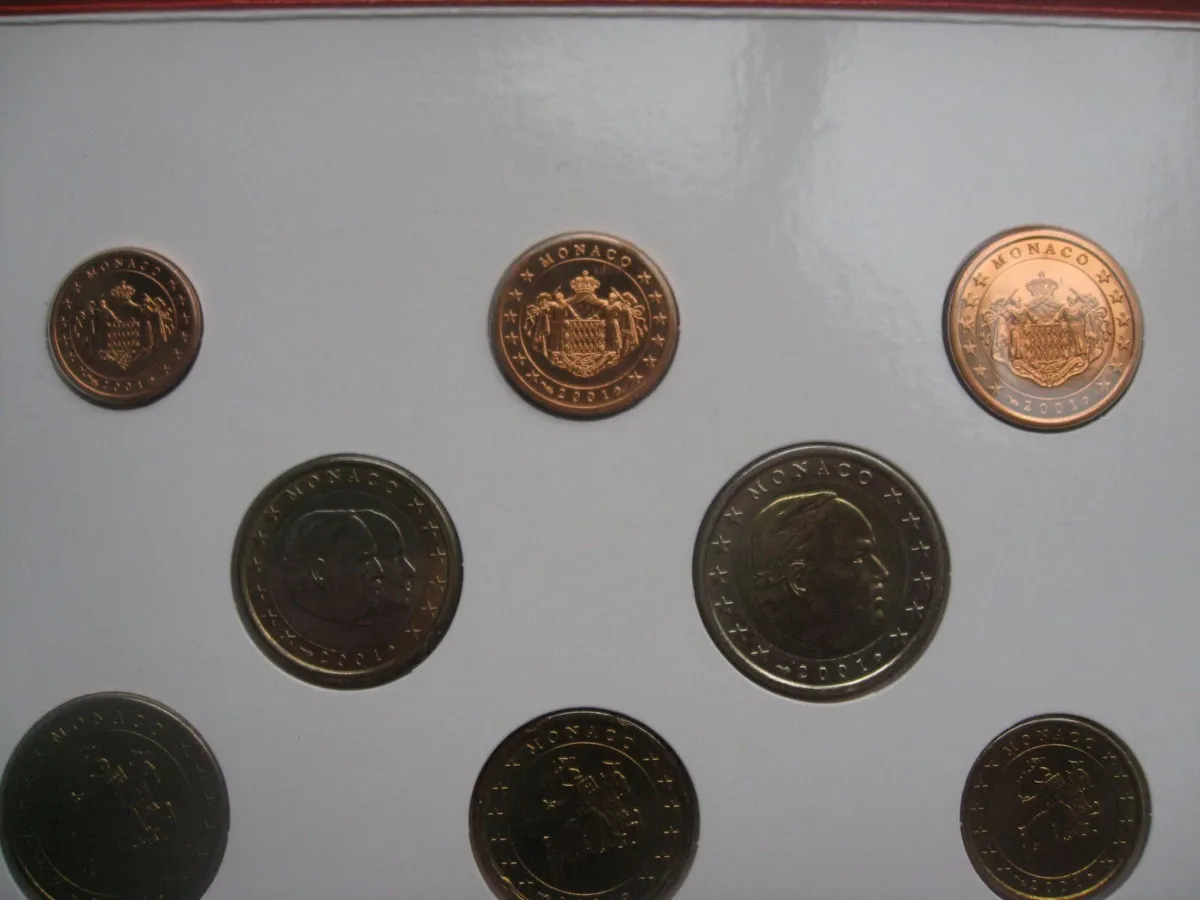 Monaco 2001 Official Euro Set - Image 3