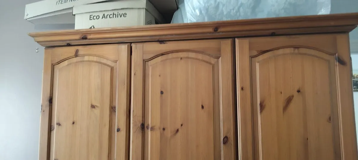 Vintage G-Plan Triple Wardrobe - Image 2