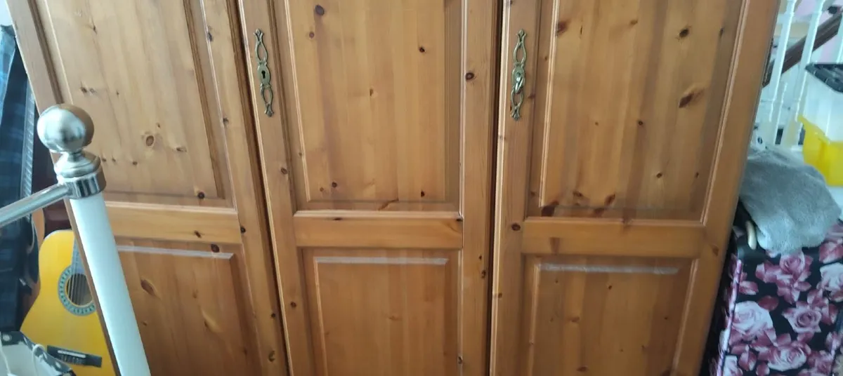 Vintage G-Plan Triple Wardrobe - Image 1