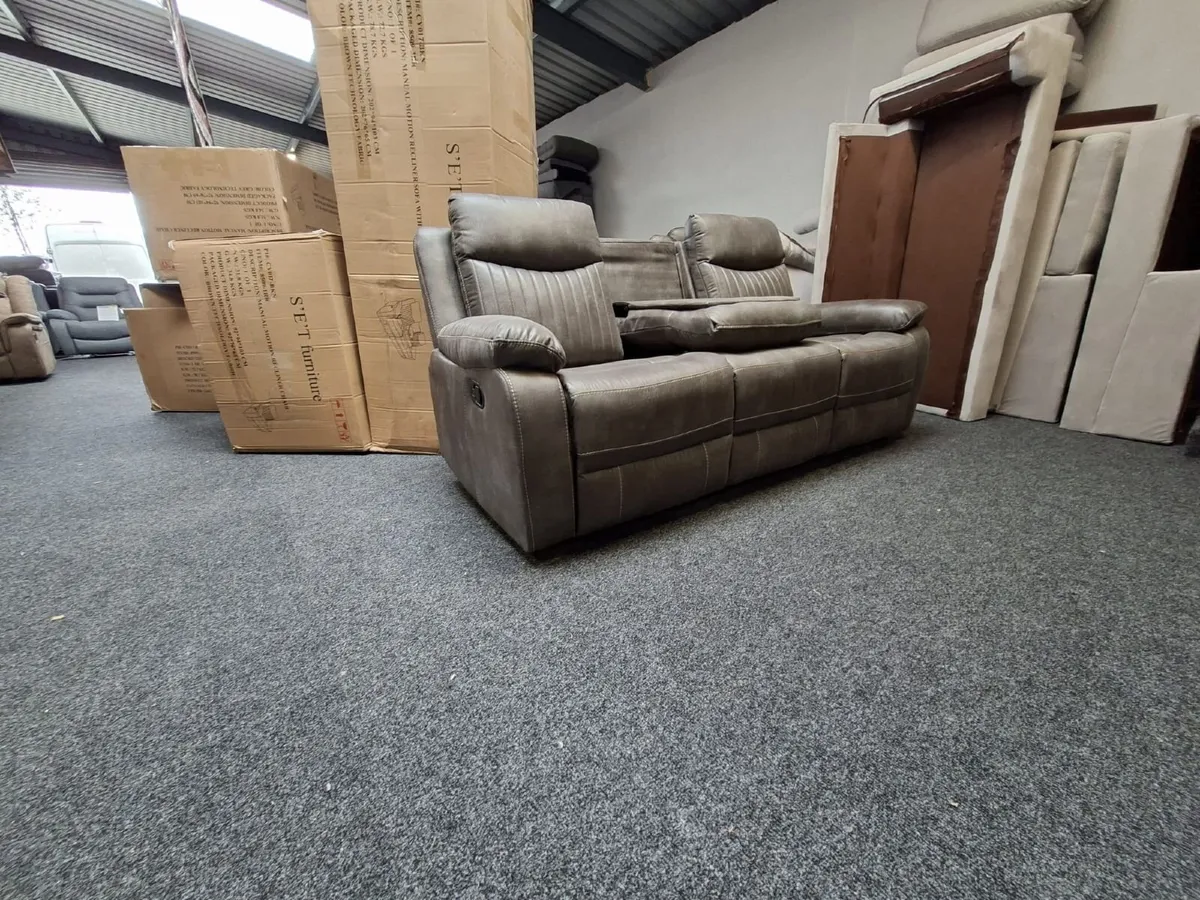 Stockton Fully Reclining Sofa Delivered Across Ire - Image 2