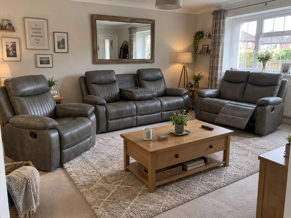 Stockton Fully Reclining Sofa Delivered Across Ire - Image 4