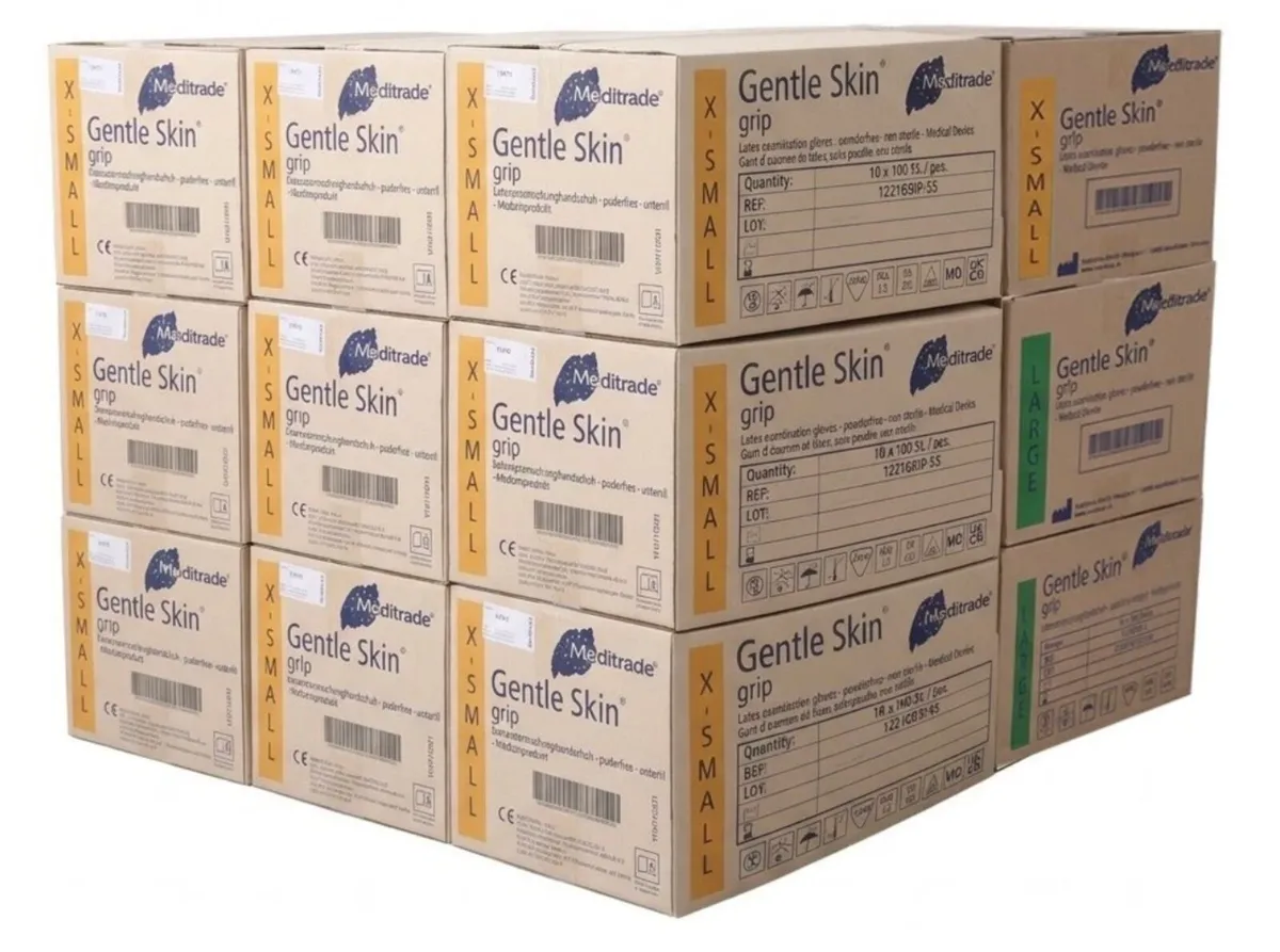 Meditrade latex powder free gloves 120 boxes