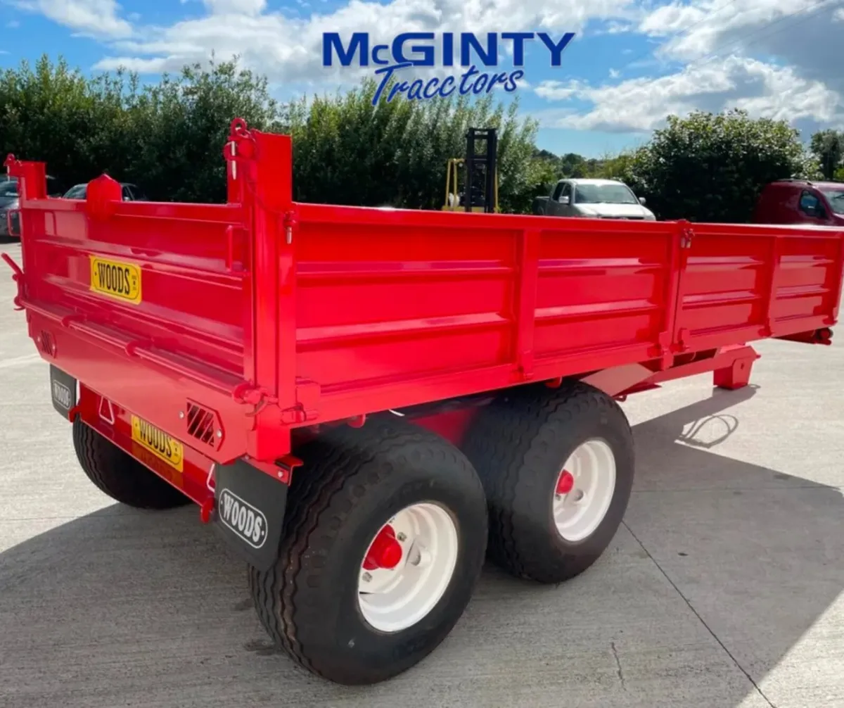 NEW Woods 13X7 heavy duty tipping trailer - Image 3