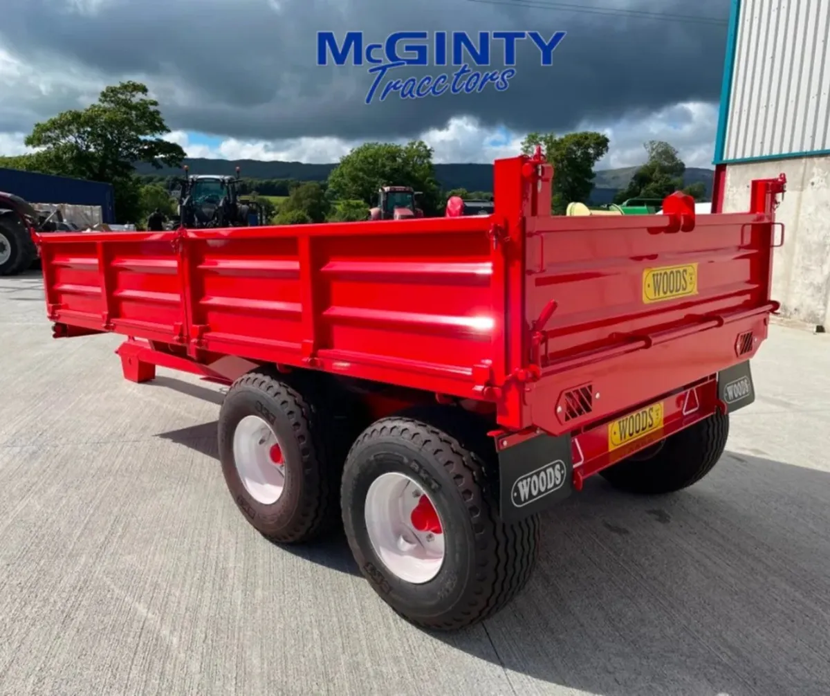 NEW Woods 13X7 heavy duty tipping trailer - Image 2