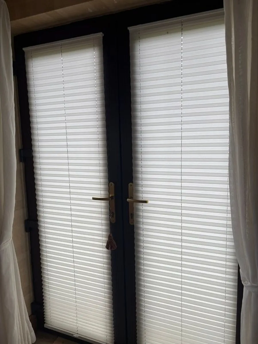 Brown PVC French Double Doors - Image 2