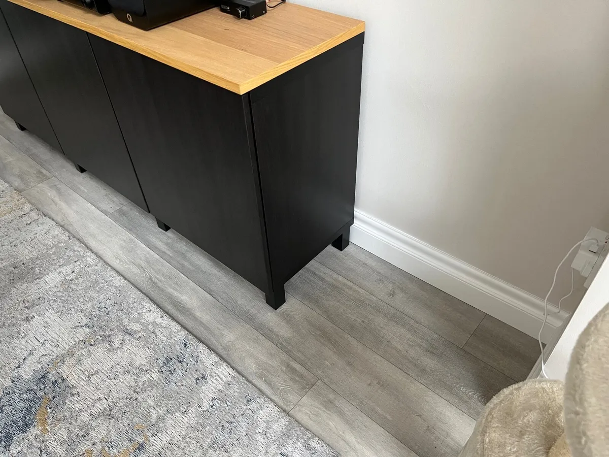 Basta Sideboard Black and oak - Image 3