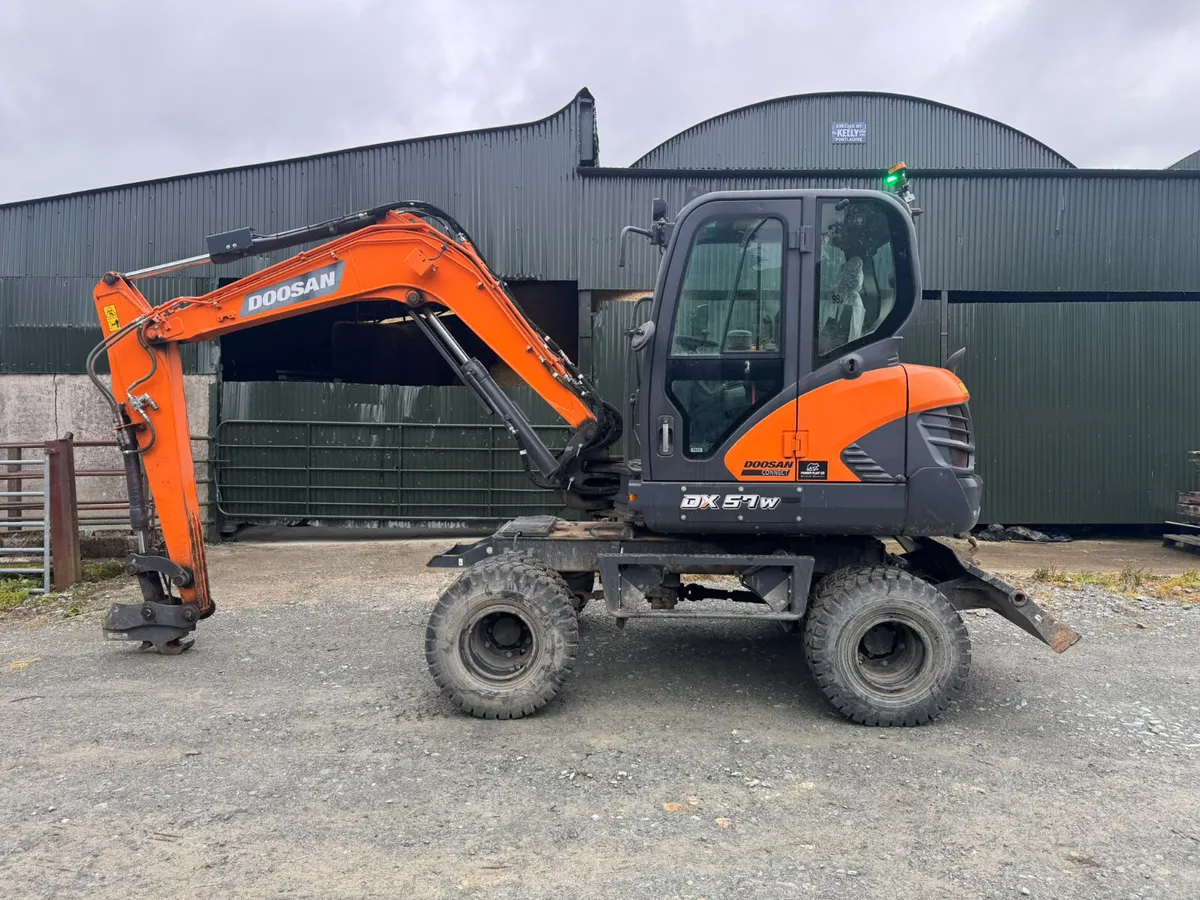 2023 Doosan DX 57 W - 7 Wheeled Excavator (Duck) - Image 1
