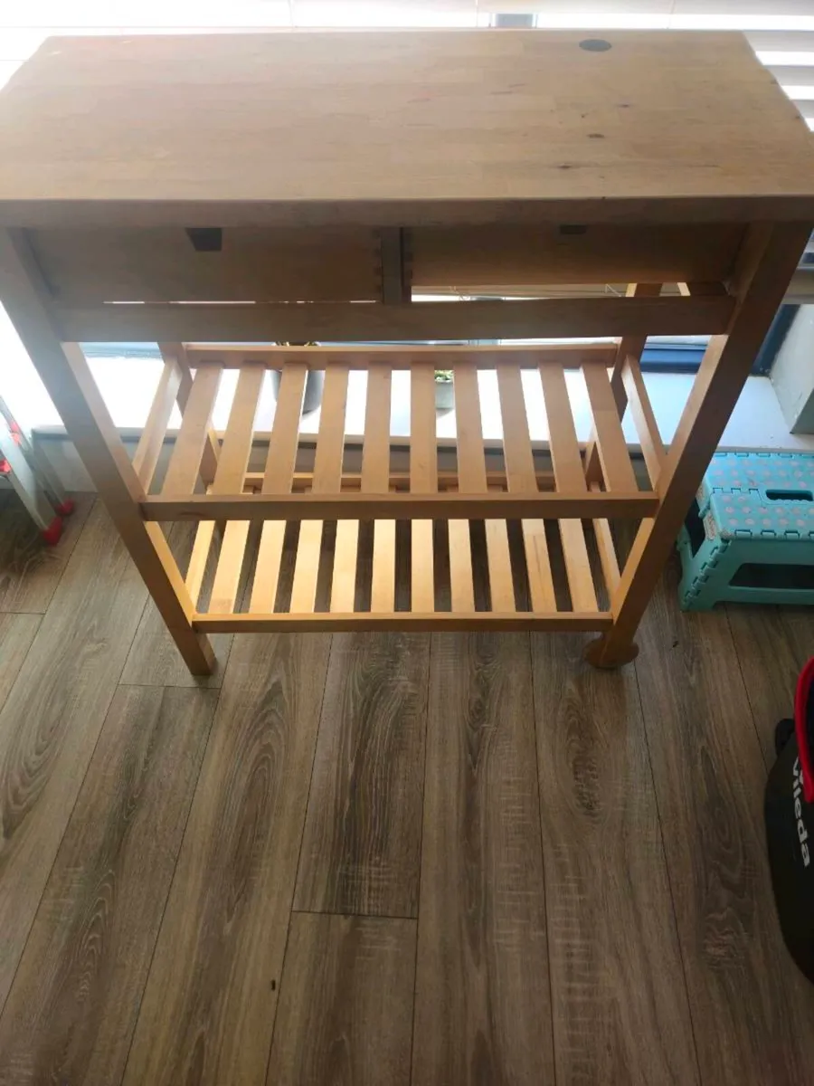 Ikea butcher block trolley - Image 1