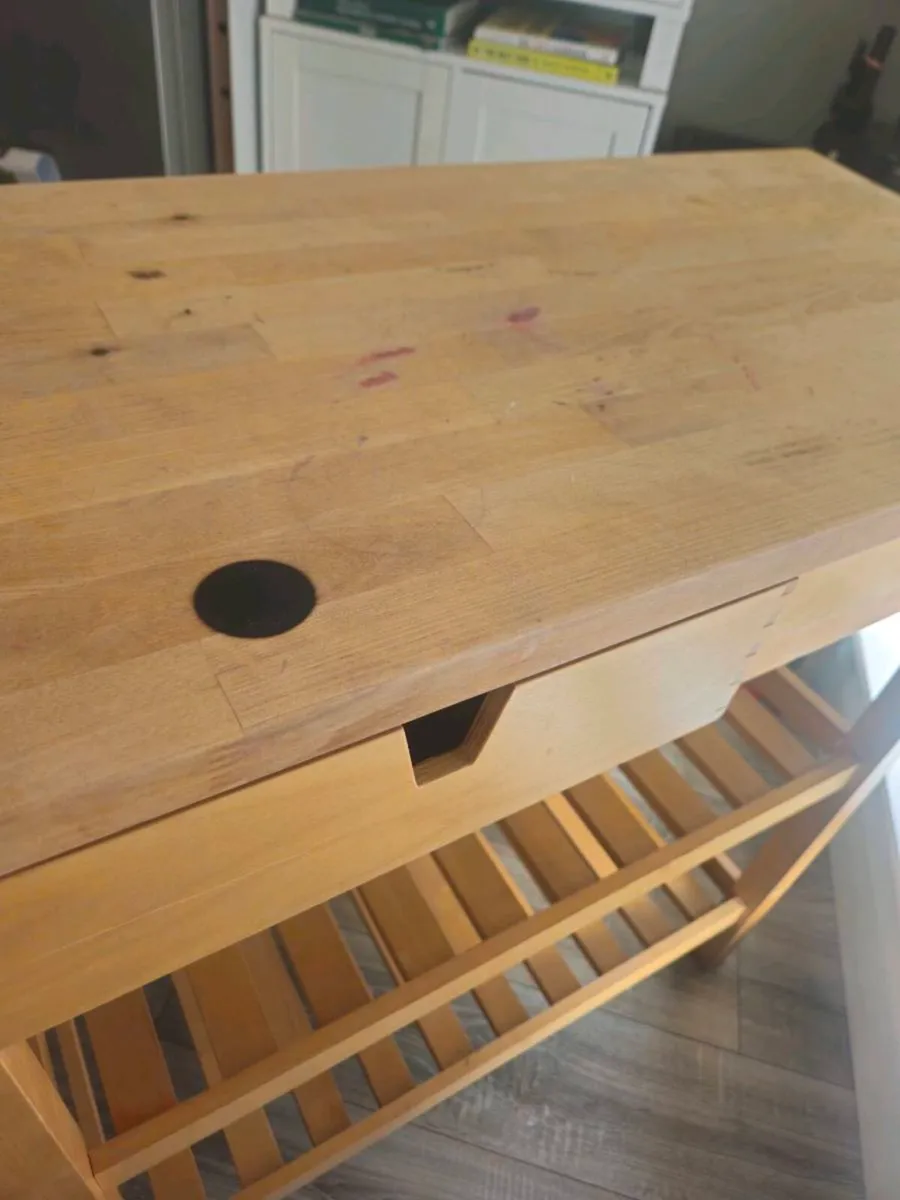 Ikea butcher block trolley - Image 3