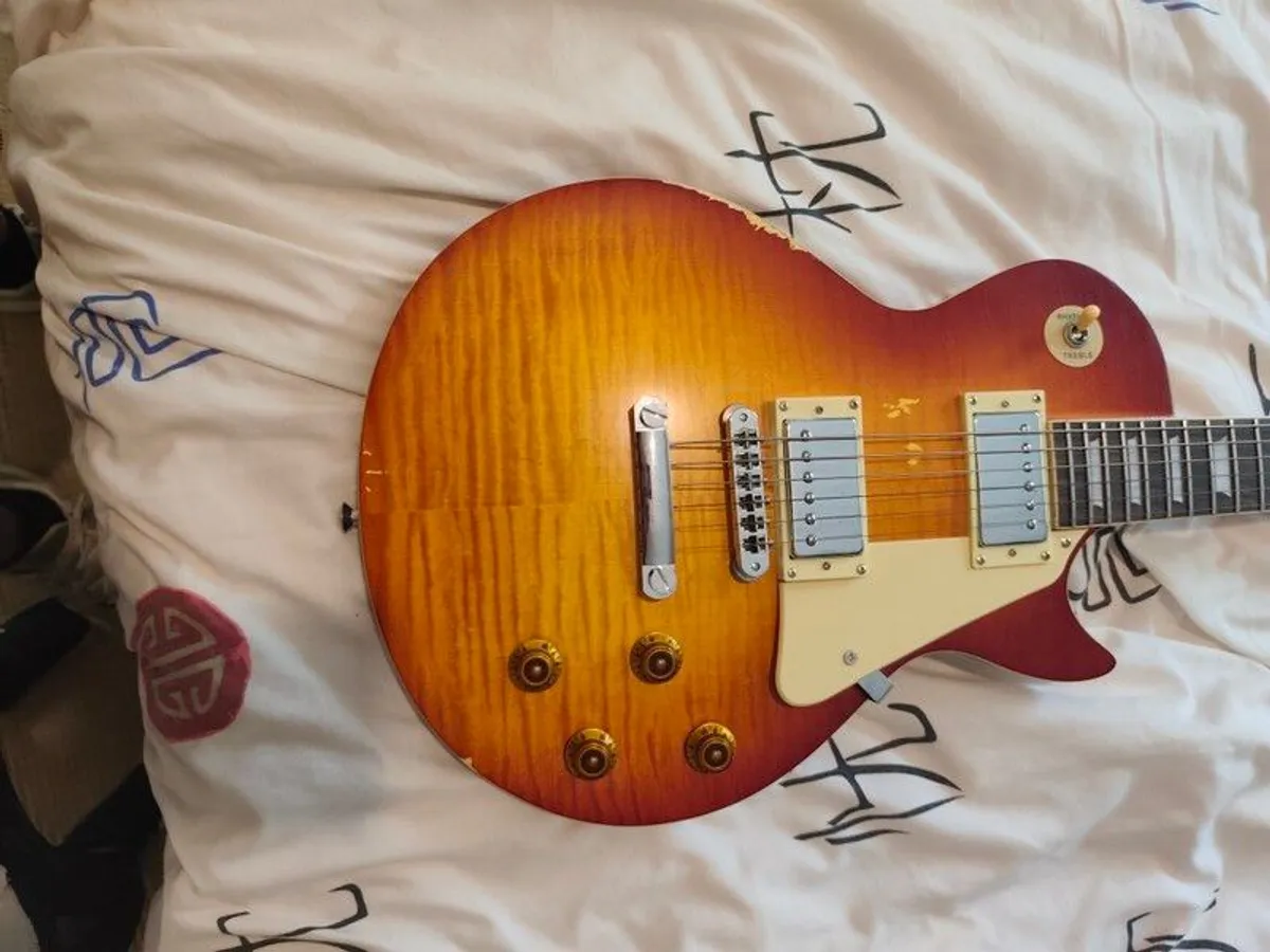 1959 Gibson Les Paul Standard "Pearly Gates" Copy. - Image 1