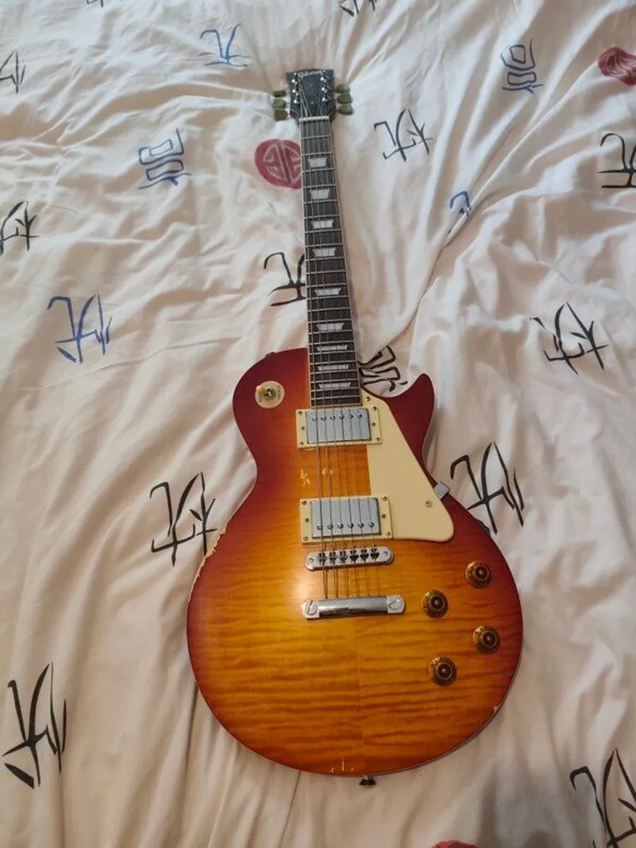1959 Gibson Les Paul Standard "Pearly Gates" Copy. - Image 2