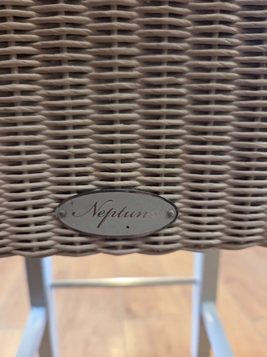 Neptune Montague Hugh back stool in silver birch - Image 1