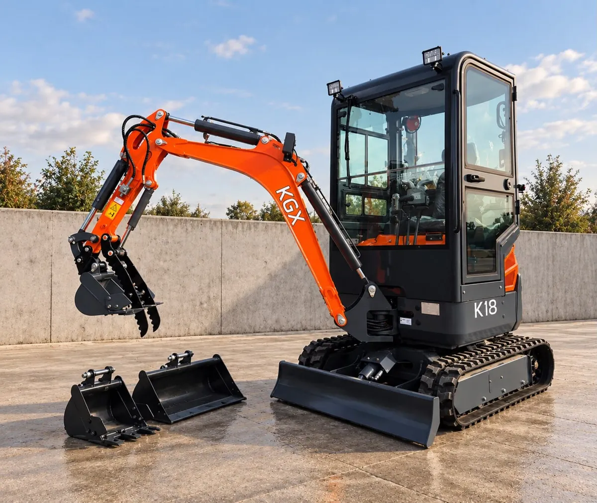 NEW 1.8ton Mini Digger Kubota Powered KGX K18 - Image 1