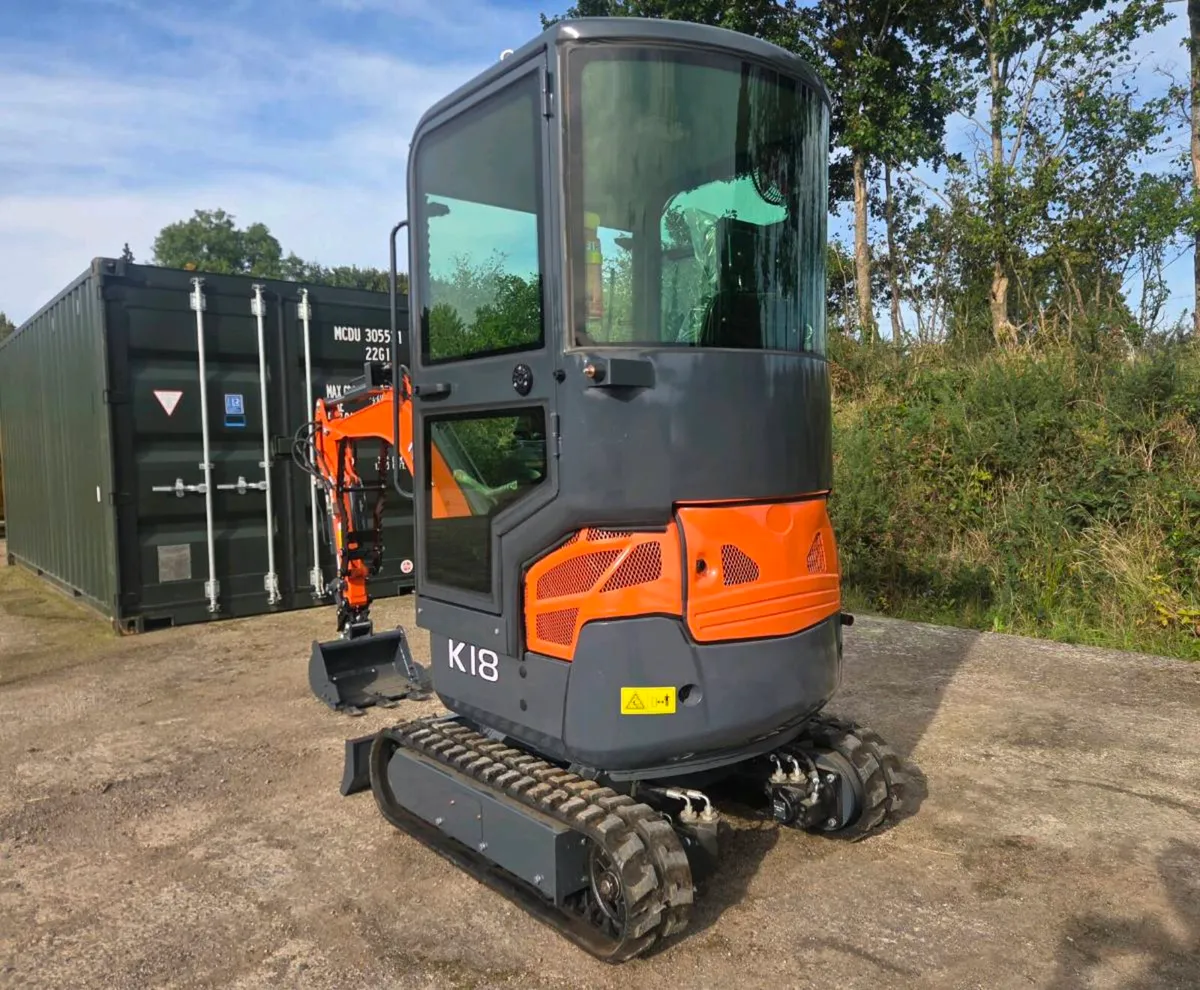 NEW 1.8ton Mini Digger Kubota Powered KGX K18 - Image 4