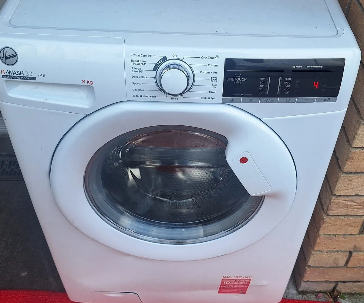 8kg hoover washing machine - Image 3