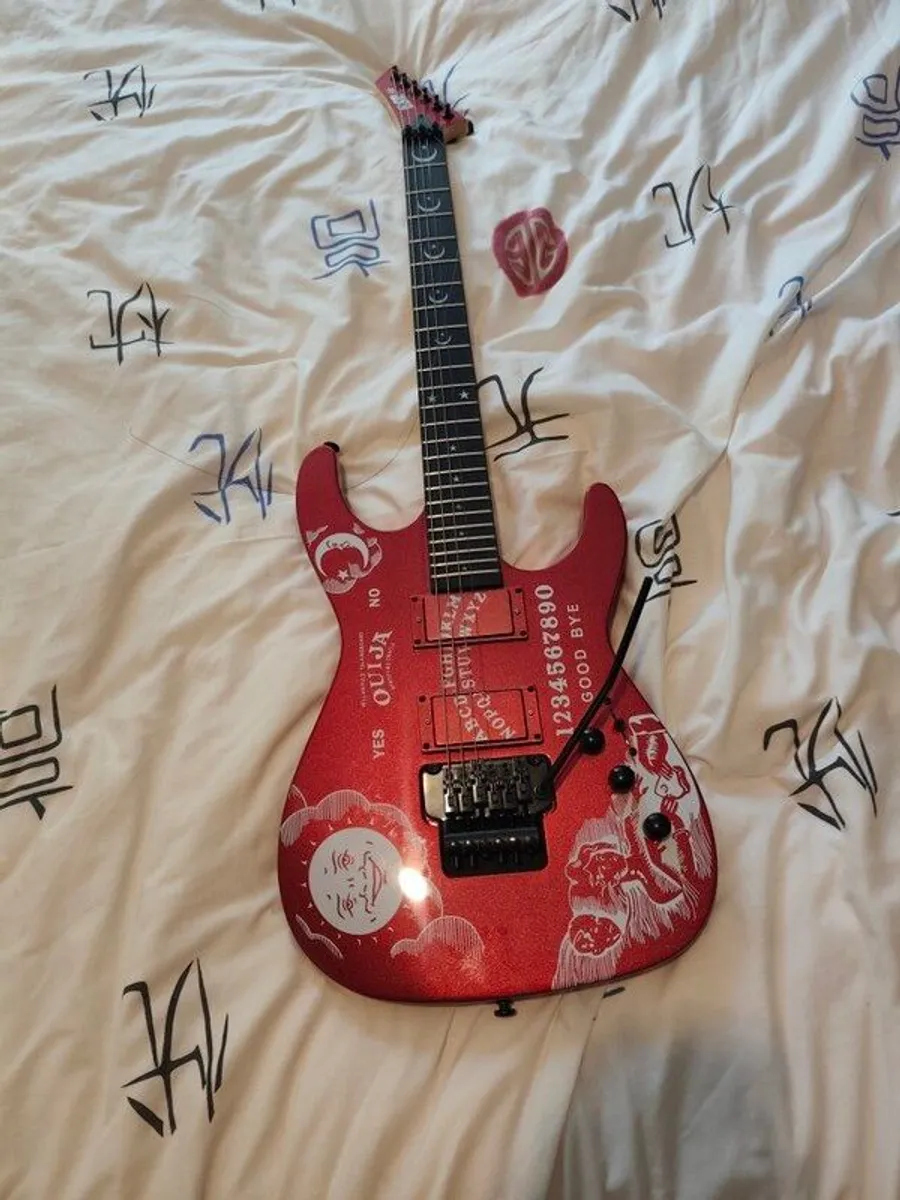 Kirk Hammett electric guitar"ouija" copy - Image 1