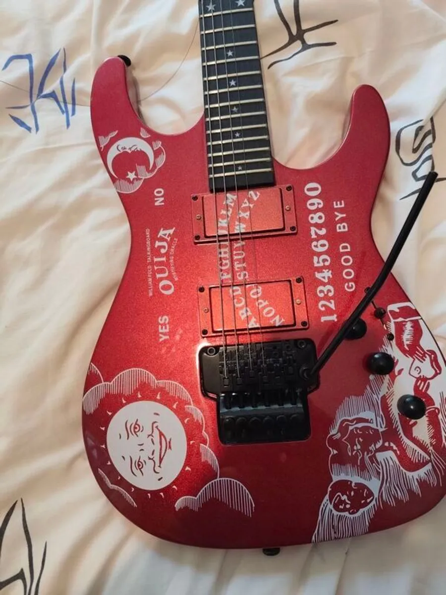 Kirk Hammett electric guitar"ouija" copy - Image 2