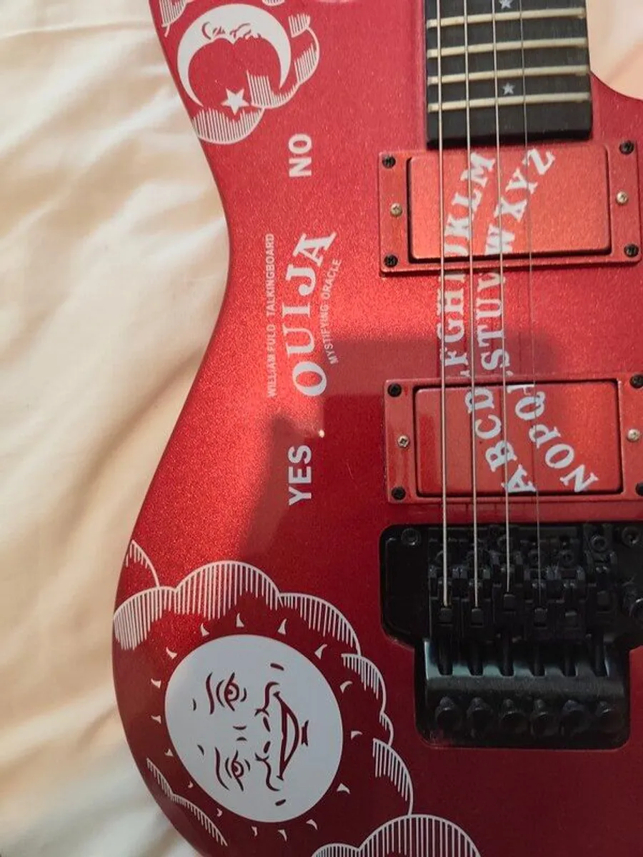 Kirk Hammett electric guitar"ouija" copy - Image 4