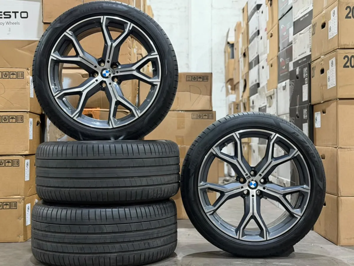 21" Genuine BMW X5 G05 G06 Alloys & Tyres - Image 1