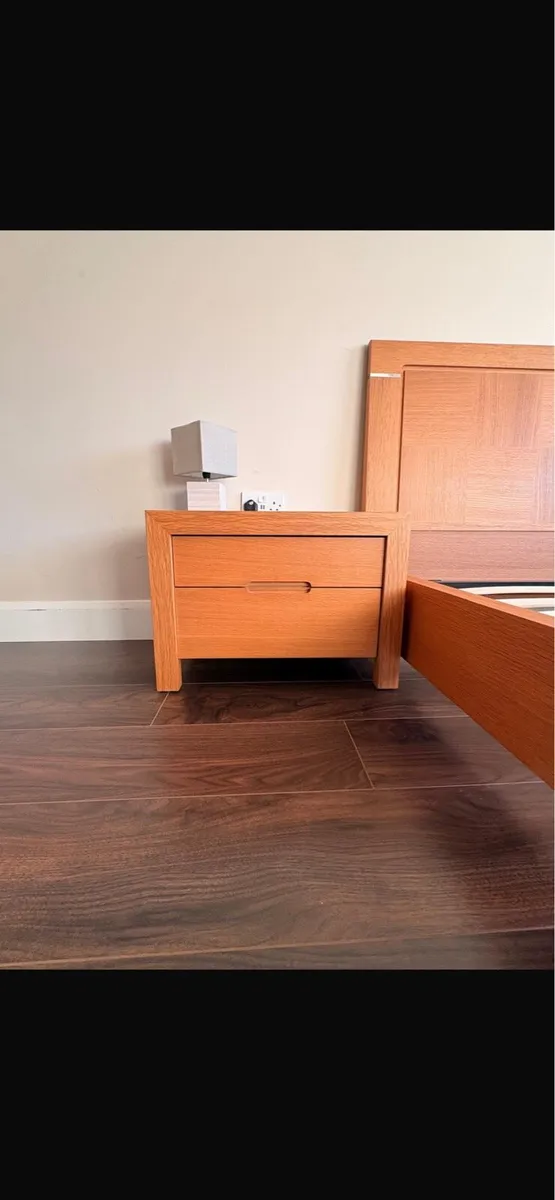 King Size bed with lockers and chest of drawers - Image 3