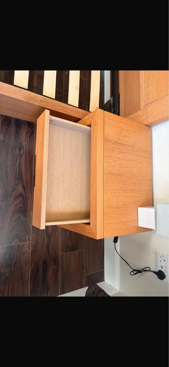 King Size bed with lockers and chest of drawers - Image 4