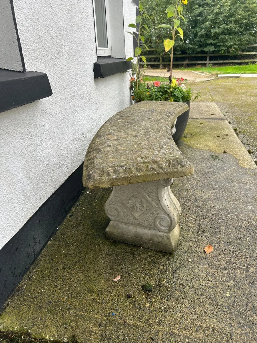 Concrete Garden Seat/Bench - Image 1