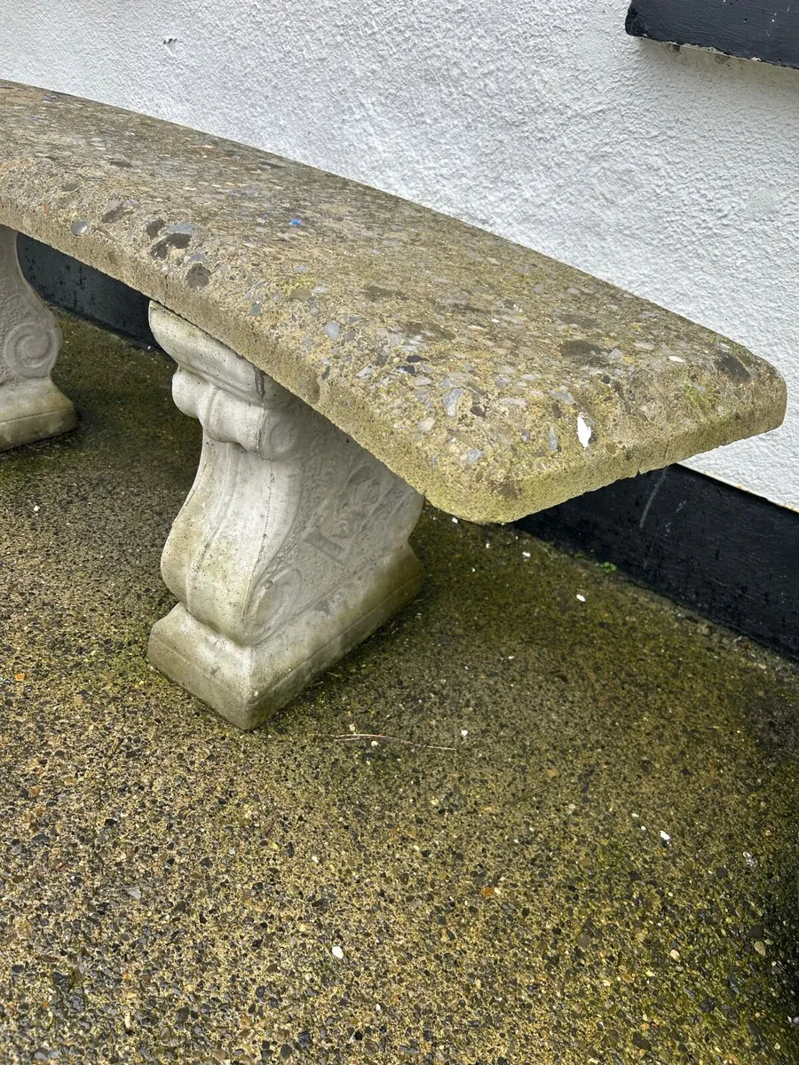 Concrete Garden Seat/Bench - Image 2