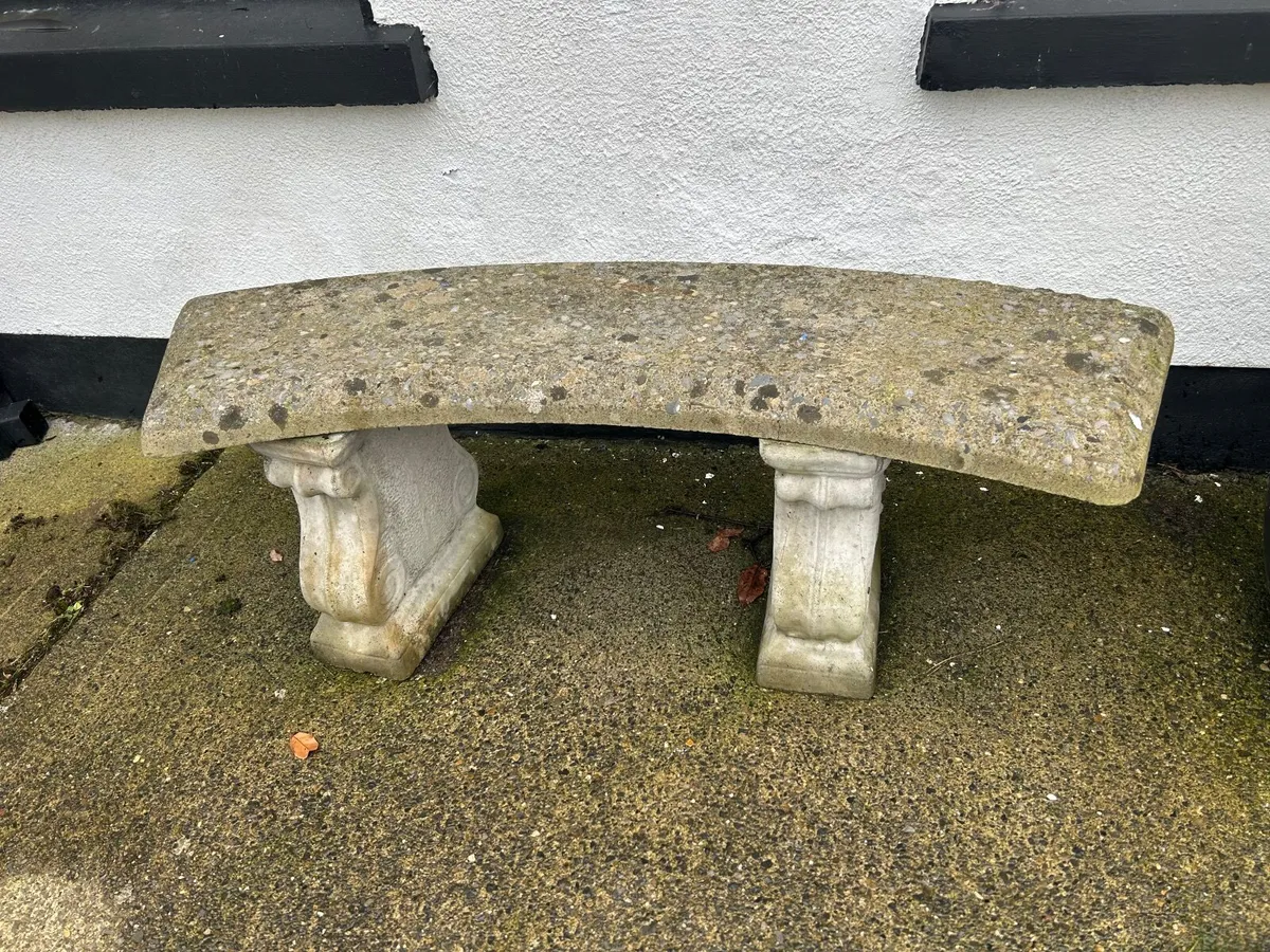 Concrete Garden Seat/Bench - Image 3