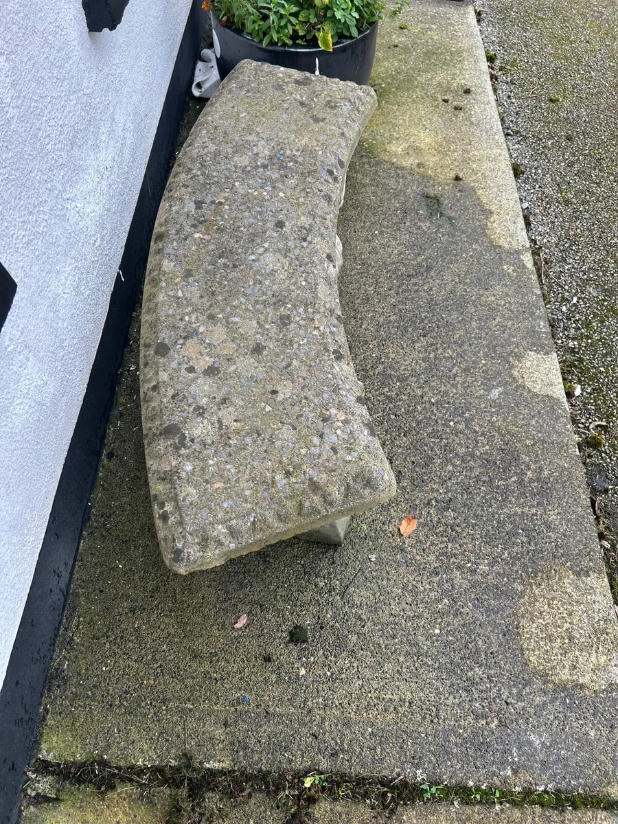 Concrete Garden Seat/Bench - Image 4