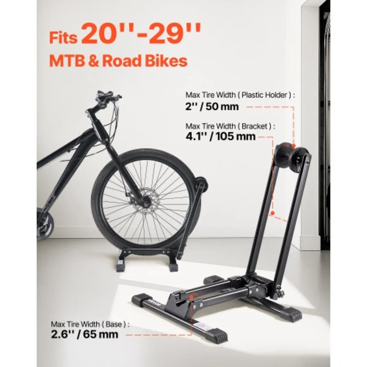 Bike Racks 2 Pack, Fits 508 to 736.6 mm Mountain & - Image 3