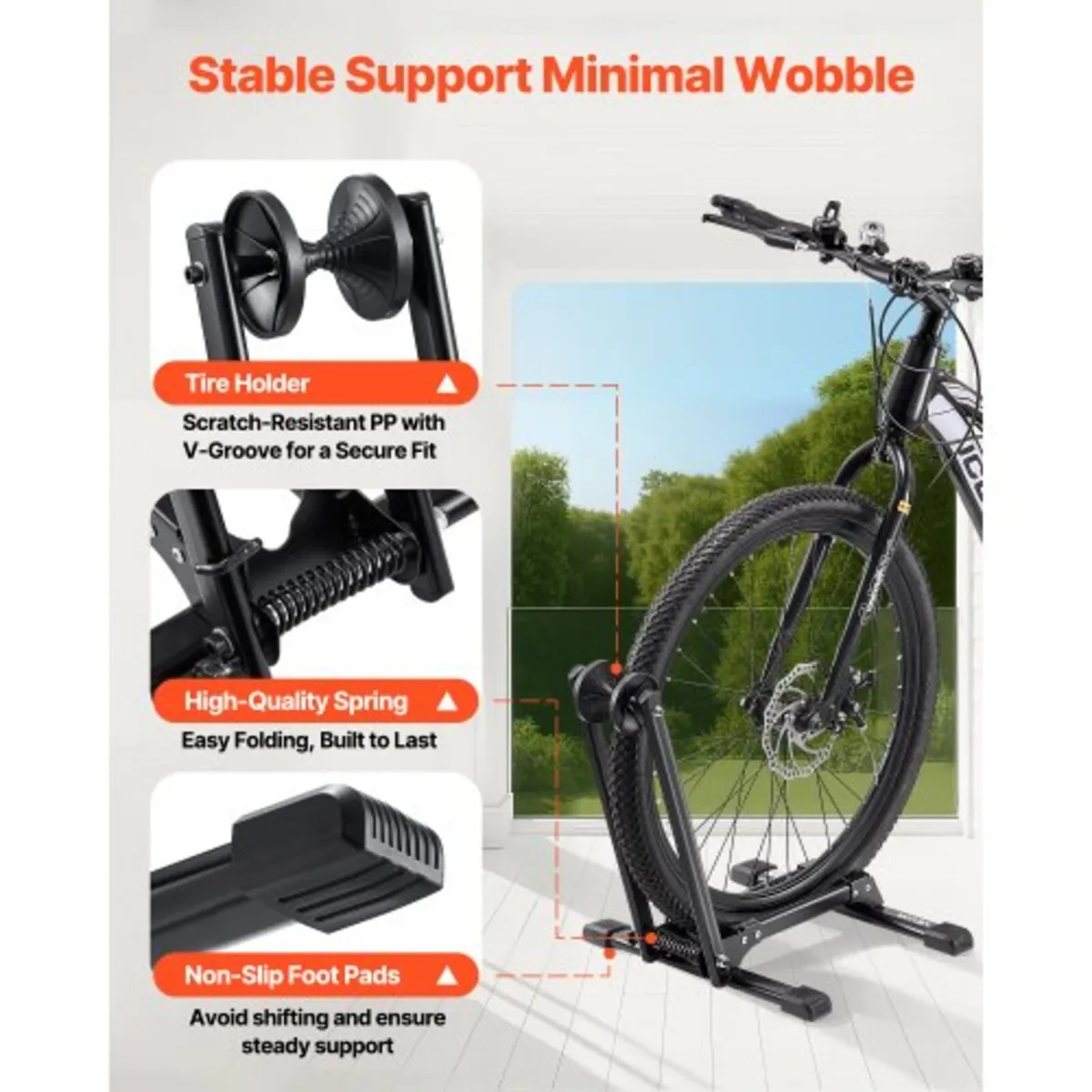 Bike Racks 2 Pack, Fits 508 to 736.6 mm Mountain & - Image 4